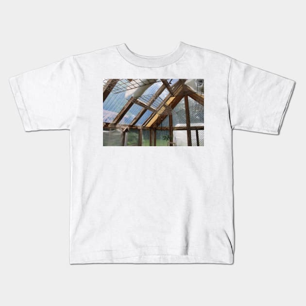 Inside of a Greenhouse Kids T-Shirt by Rosey Elisabeth